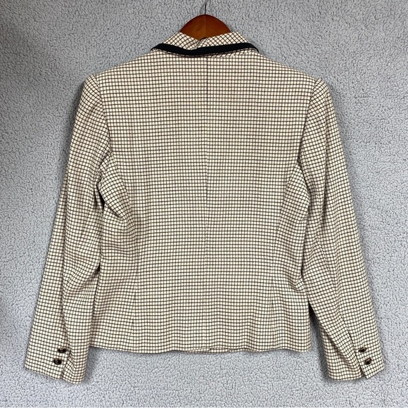 Vintage En Avance Blazer Womens Size 4 Checkered - Picture 4 of 8